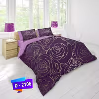 سرویس روتختی لمان کد 2106 دونفره 6 تکه