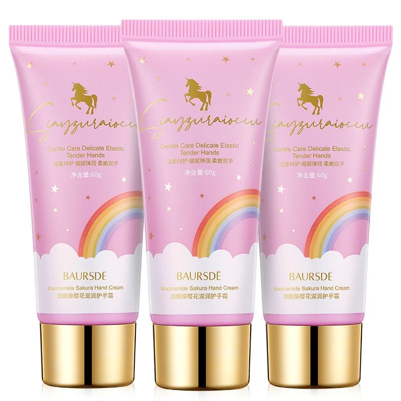 کرم دست نیاسین آمید شکوفه گیلاس BAURSDE