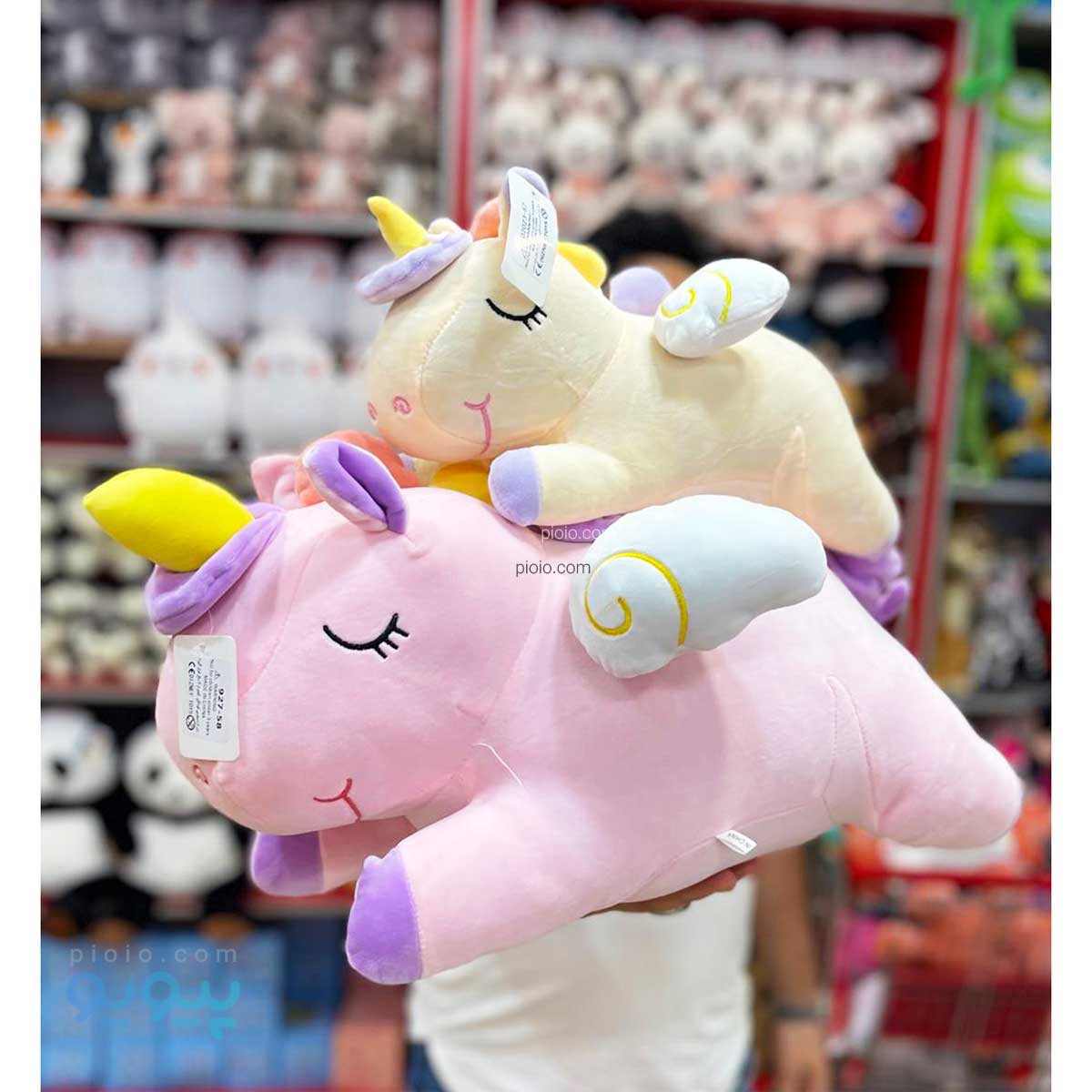 عروسک اسب تک شاخ بال ابری