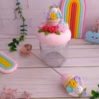 بانکه شیشه ای اسپند دود کن  و ظرف اسپند طرح خرگوش