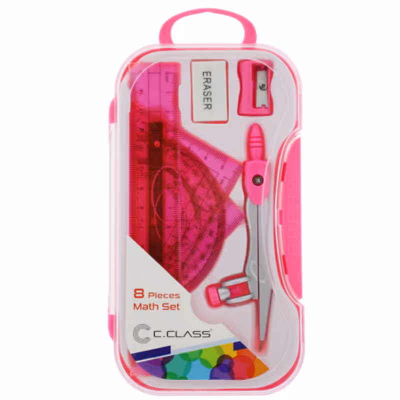 خرید ست پرگار سی کلاس 8 تکه مدل c.class CS-313 دانش آموزی