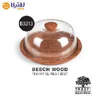 ظرف کیک چوبی تیریتی متوسط B 3313