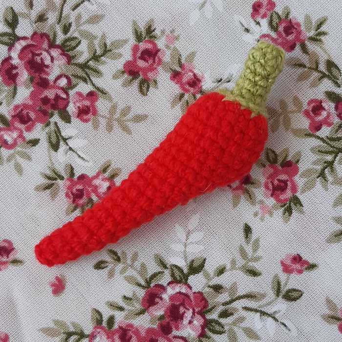 مگنت بافتنی فلفل قرمز