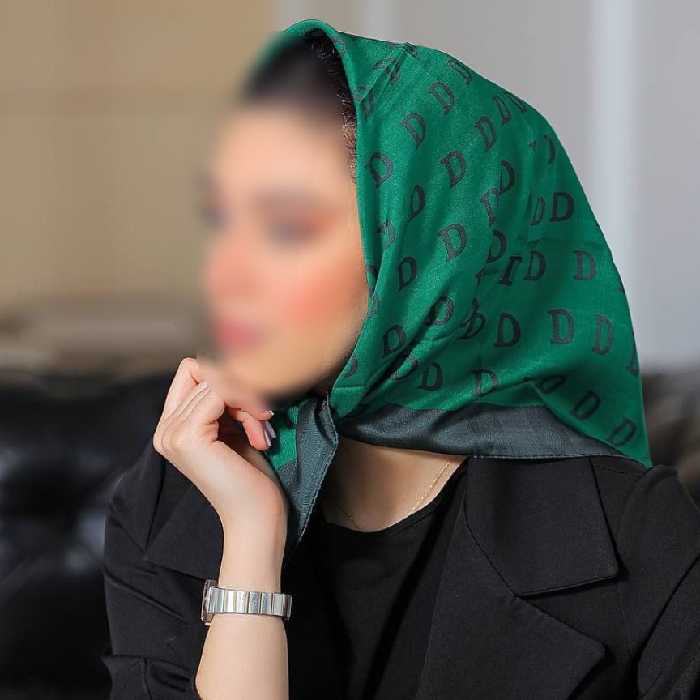 مینی اسکارف (باندانا) طرح D رنگ سبز ارسال رایگان 