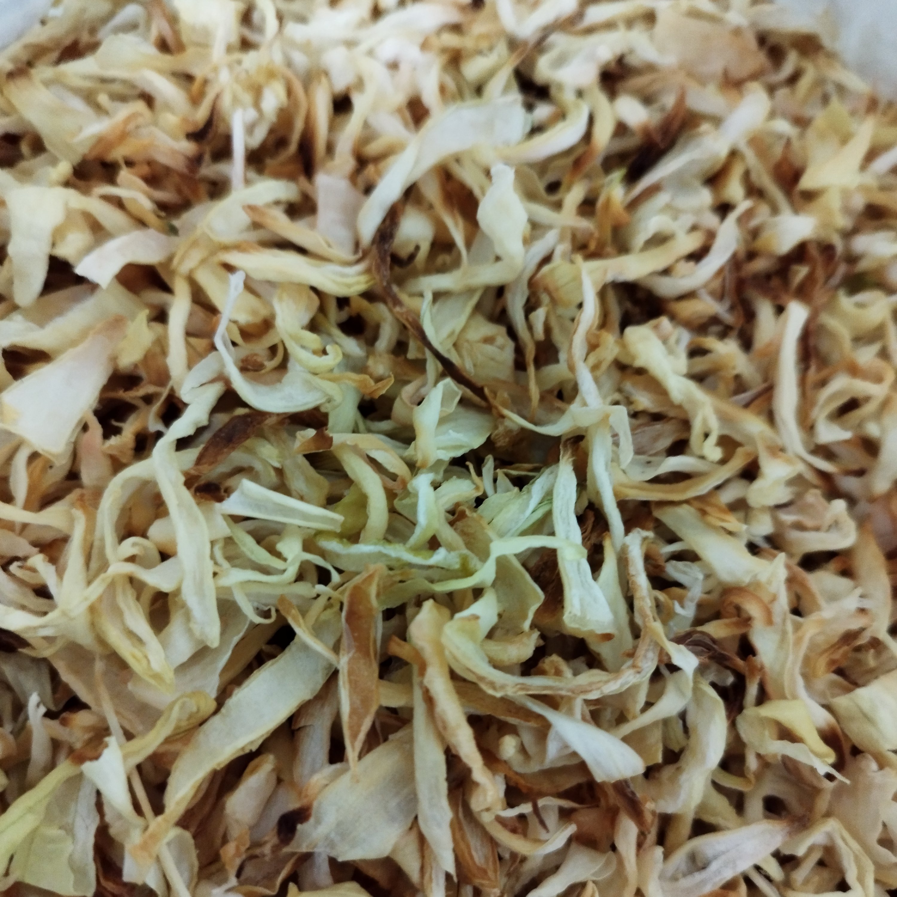 پیازخشک شده خلالی خانگی امسالی بسته 100گرمی