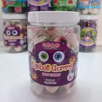 مارشمالو مغزدار عسلی چشمی eyeball بانکه 30عددی