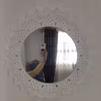 قاب آینه مکرومه