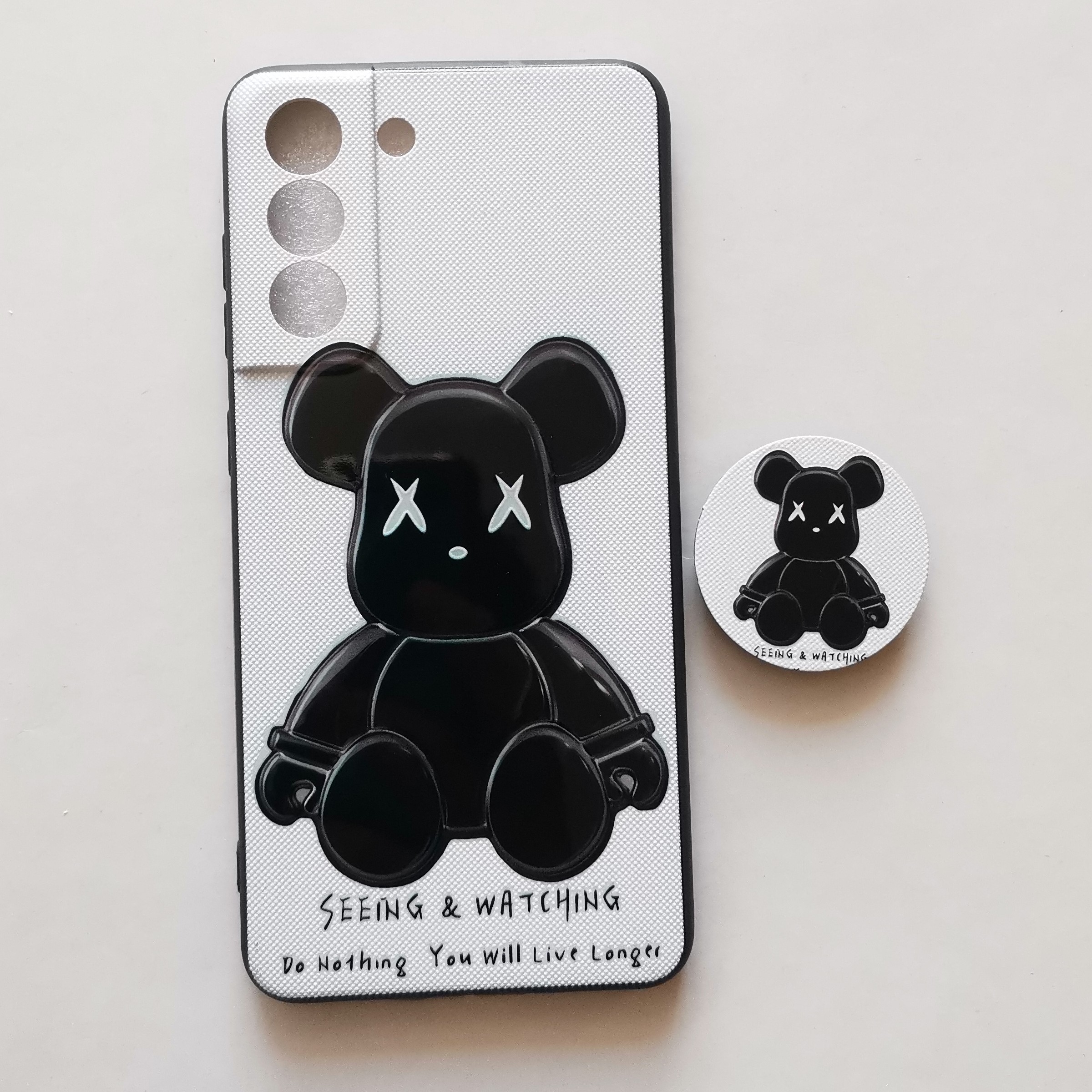 قاب طرحدار  Mouse پاپ سوکت دار گوشی سامسونگ S21 fe