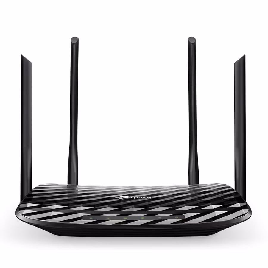 قیمت و خرید روتر بی‌سیم گیگابیت و دوباند AC1200 تی پی لینک مدل Archer C6 | یاس ارتباط