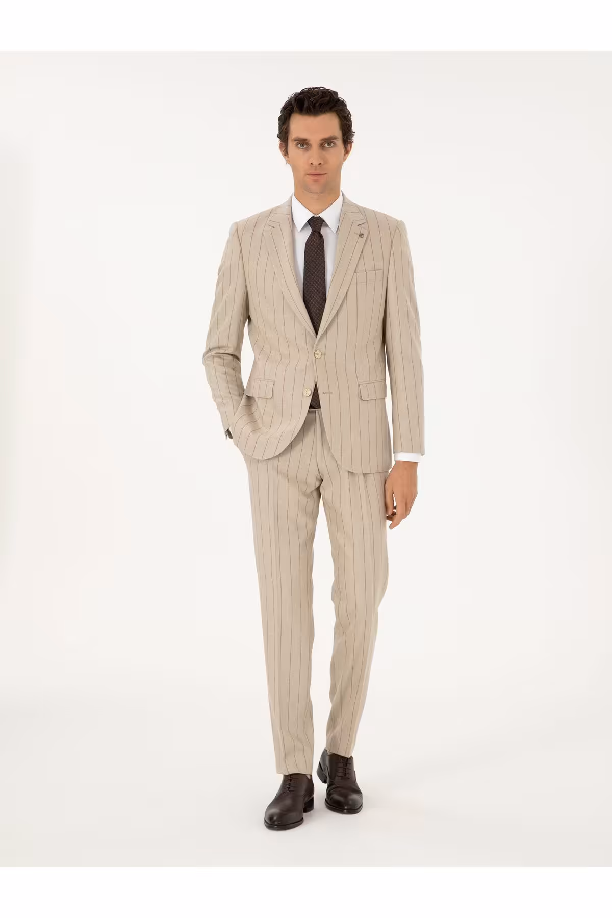 کت وشلوار نود مردانه SLIM FIT اورجینال کاشارل Cacharel