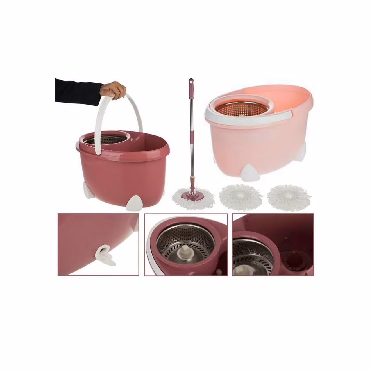 سطل و زمين شوی همارا مدل Rotating Bucket 7710