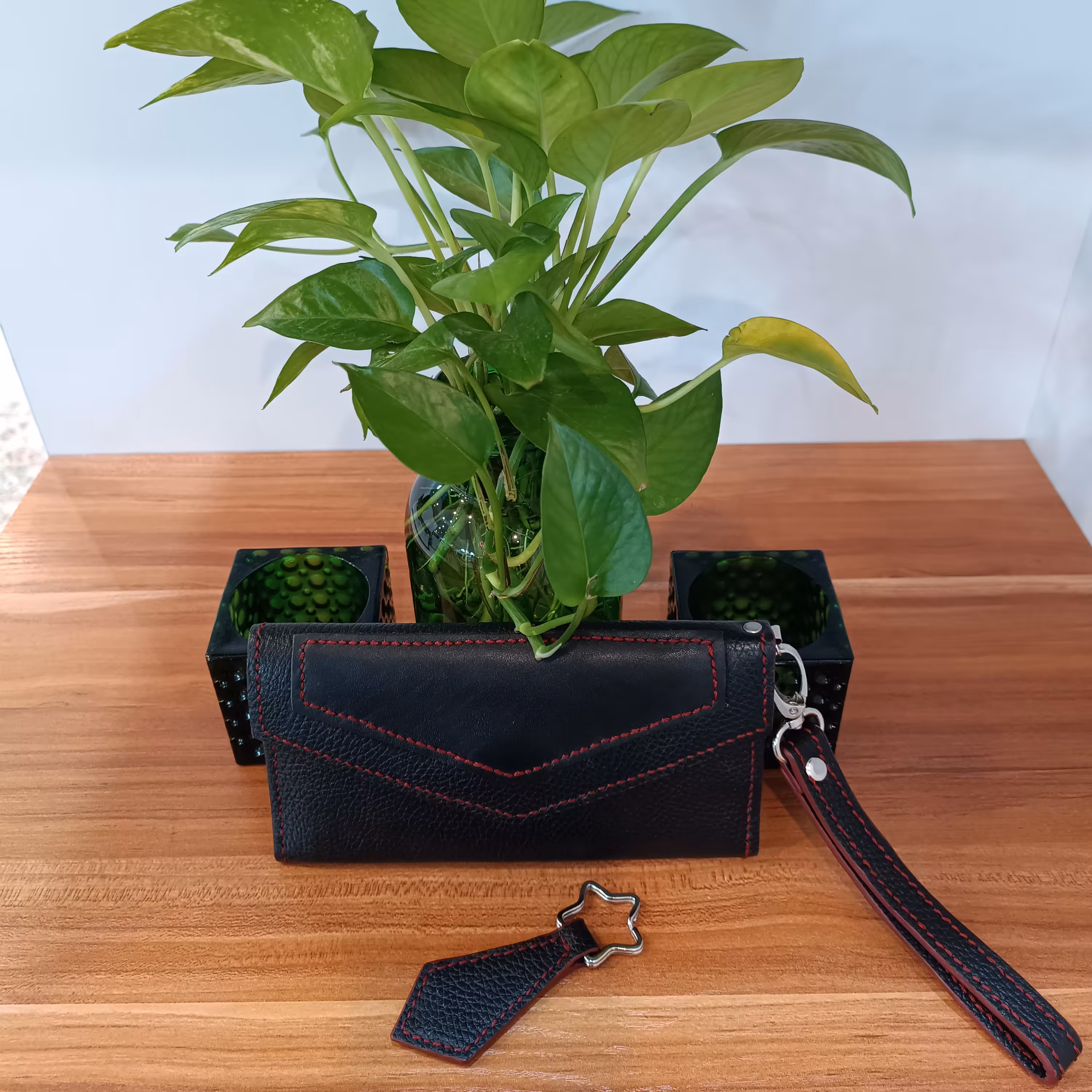 کیف پول چرم طبیعی فلوتر گاوی درجه یک دستدوز