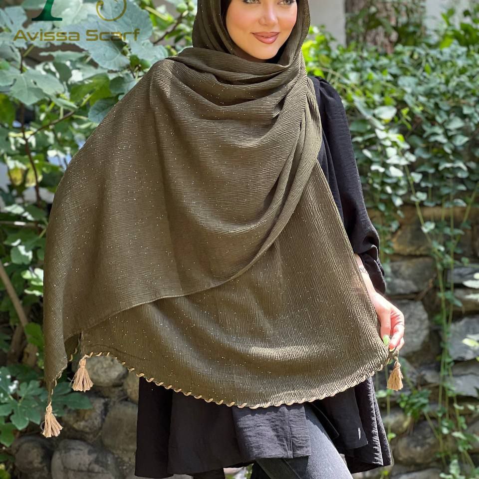 شال پلیسه شاین دار 12 کد 54238