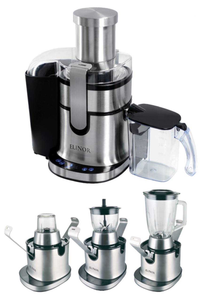 آبمیوه گیری4کاره دلمونتی(گارانتی 1ساله) تمام استیل تمام لمسی مدل  ELINOR  EFJ-4600 ( گارانتی یک ساله شرکتی)