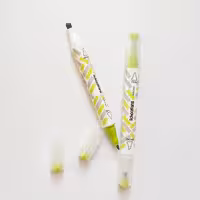 ماژیک هایلایتر  دوسر  رنگ فسفری  نوک نمدی برند اسکول فنس