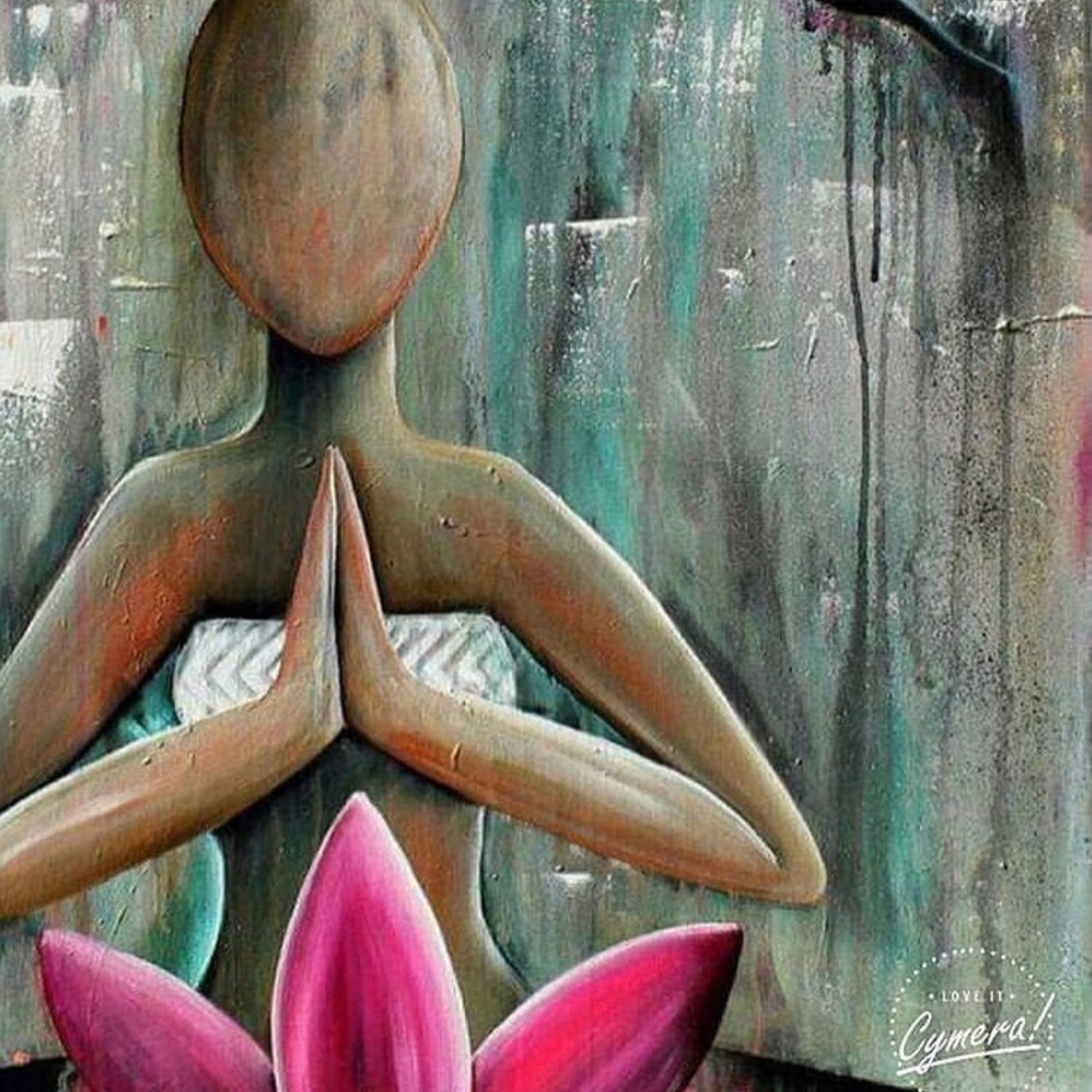 تابلو اکرلیک ساده یوگا