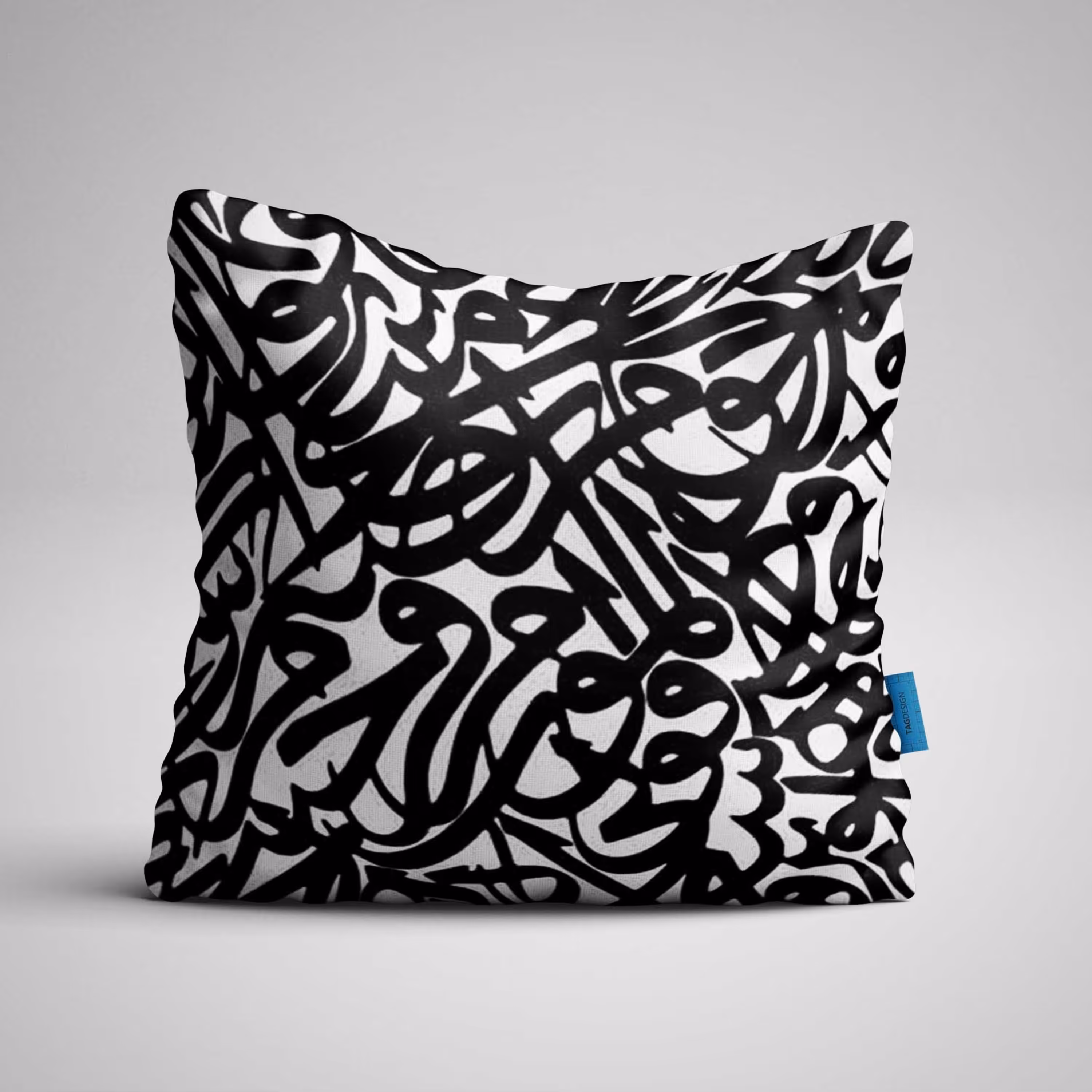 کاور کوسن مخمل تایپوگرافی