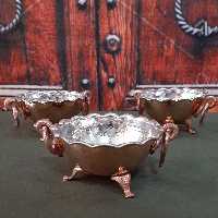 کاسه گوشواره دار مسی قطر 11