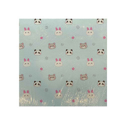 پازل کفپوش پاندا و خرگوش آبی