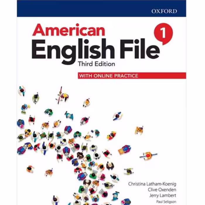 کتاب زبان american english file 1 ویرایش سوم همراه با کتاب کار فایل صوتی Qrcod
