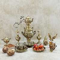 سماور قلمزنی ذغالی