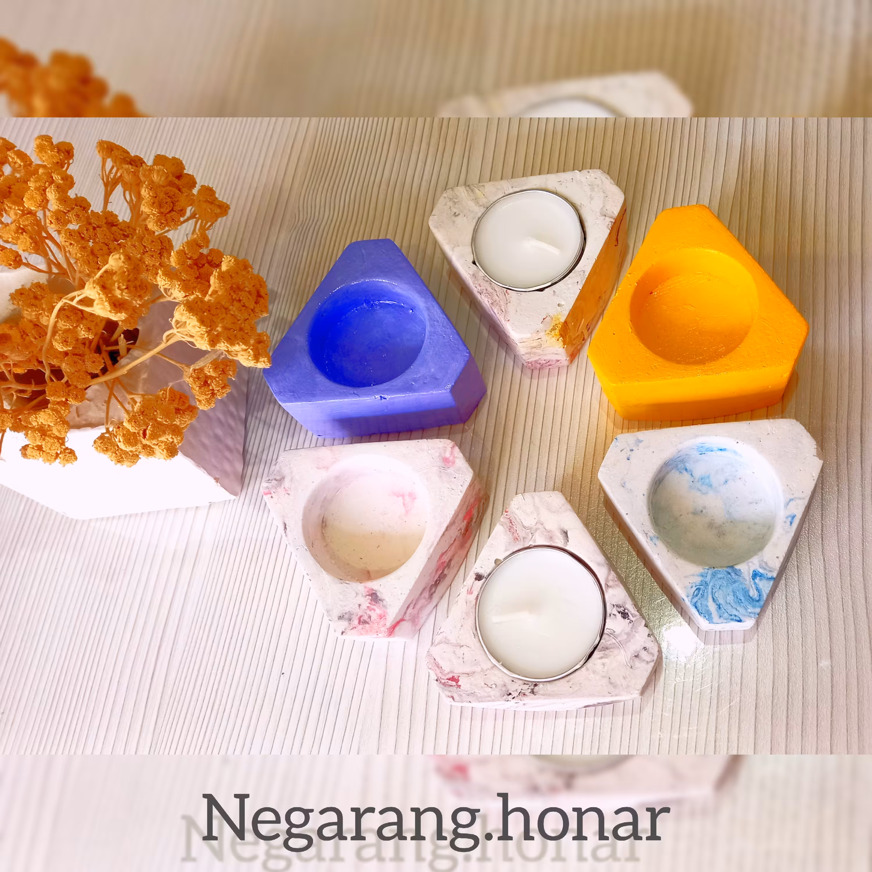 جاشمعی سنگی بتنی سه ضلعی