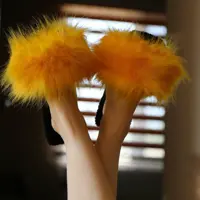 دمپایی رو فرشی زنانه زیره حوله ای رویه خز خارجی کیفیت بی نظیر