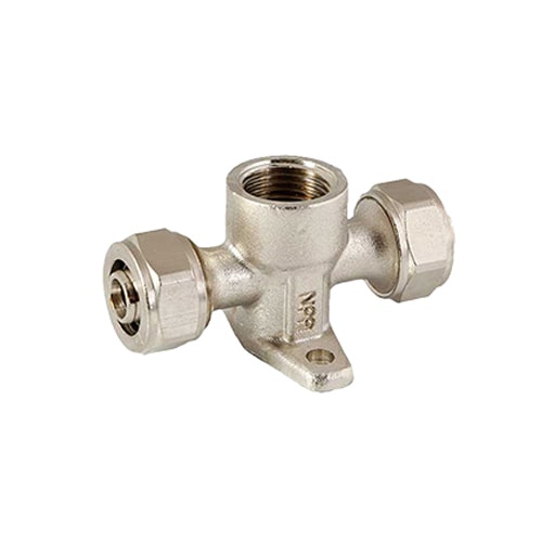 سه راهی صفحه دار تو پیچ کوپلی 20*1.2*20 (61314) نیوپایپ