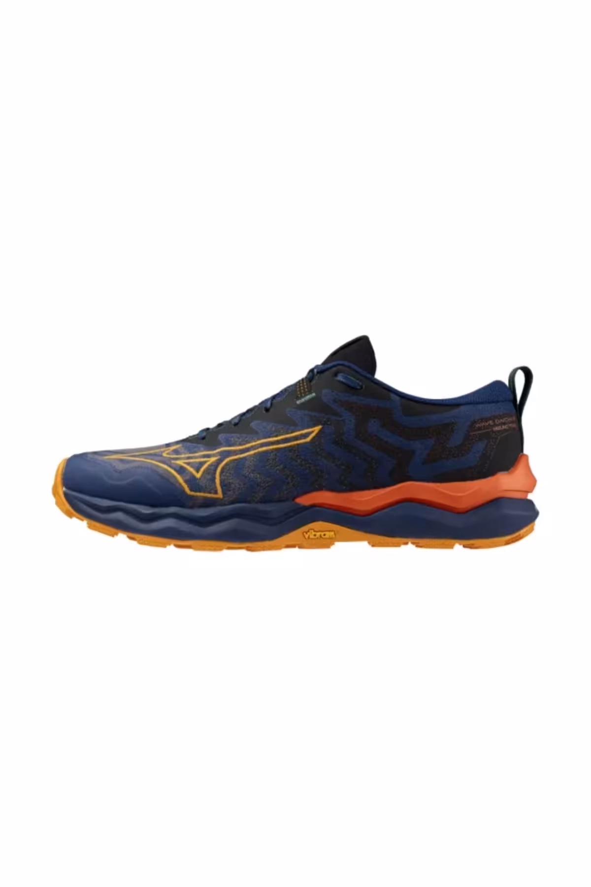 کفش های فضای باز چند رنگ مردانه WAVE 8 در حال رانینگ سیاه نارنجی Mizuno