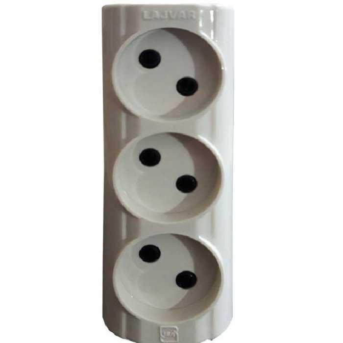 سه راهی تخت (بدون سیم) دوشاخه دار با کیفیت عالی ، برند لجور