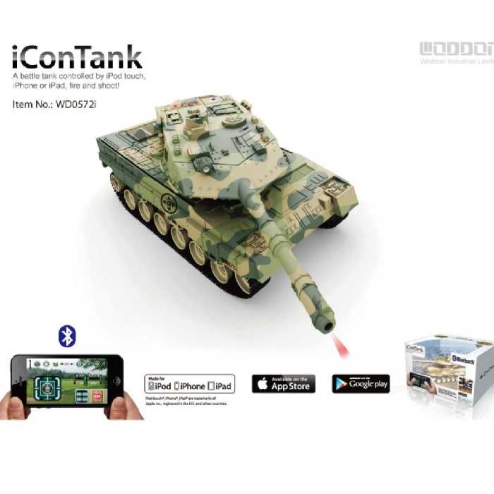 تانک اسباب بازی icontank  کنترل از طرق گوشی