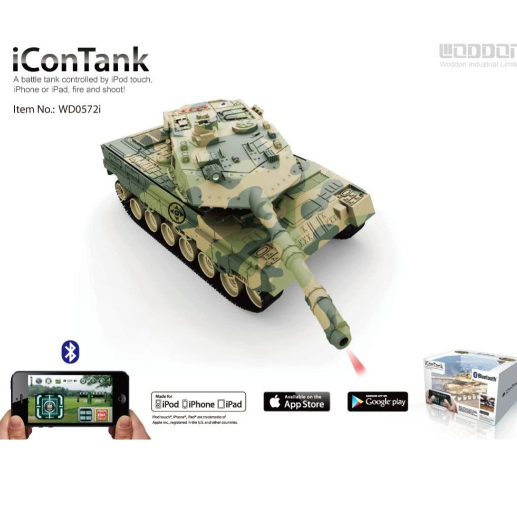 تانک اسباب بازی icontank  کنترل از طرق گوشی