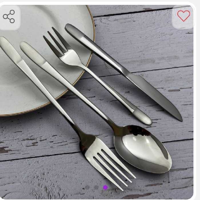 سرویس قاشق و چنگال 42 پارچه برگامو 6 نفره