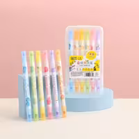 ست هایلایت دوسر معطر 6رنگ طرح fruit کد916