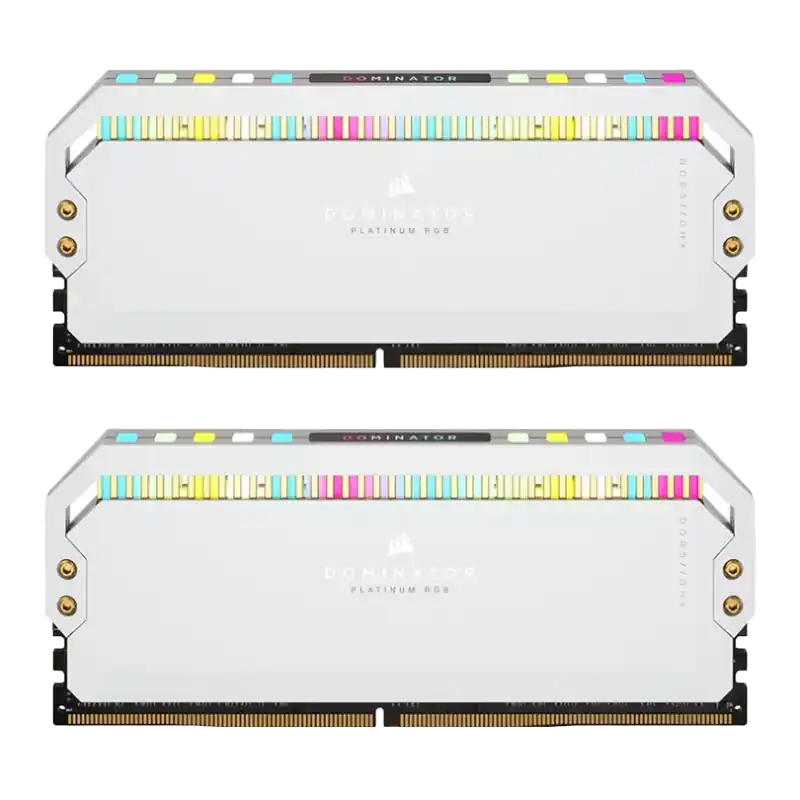 رم کورسیر Dominator Platinum RGB White DDR5 64GB (2x32GB) 5600MHz CL40 | آی تی هوم