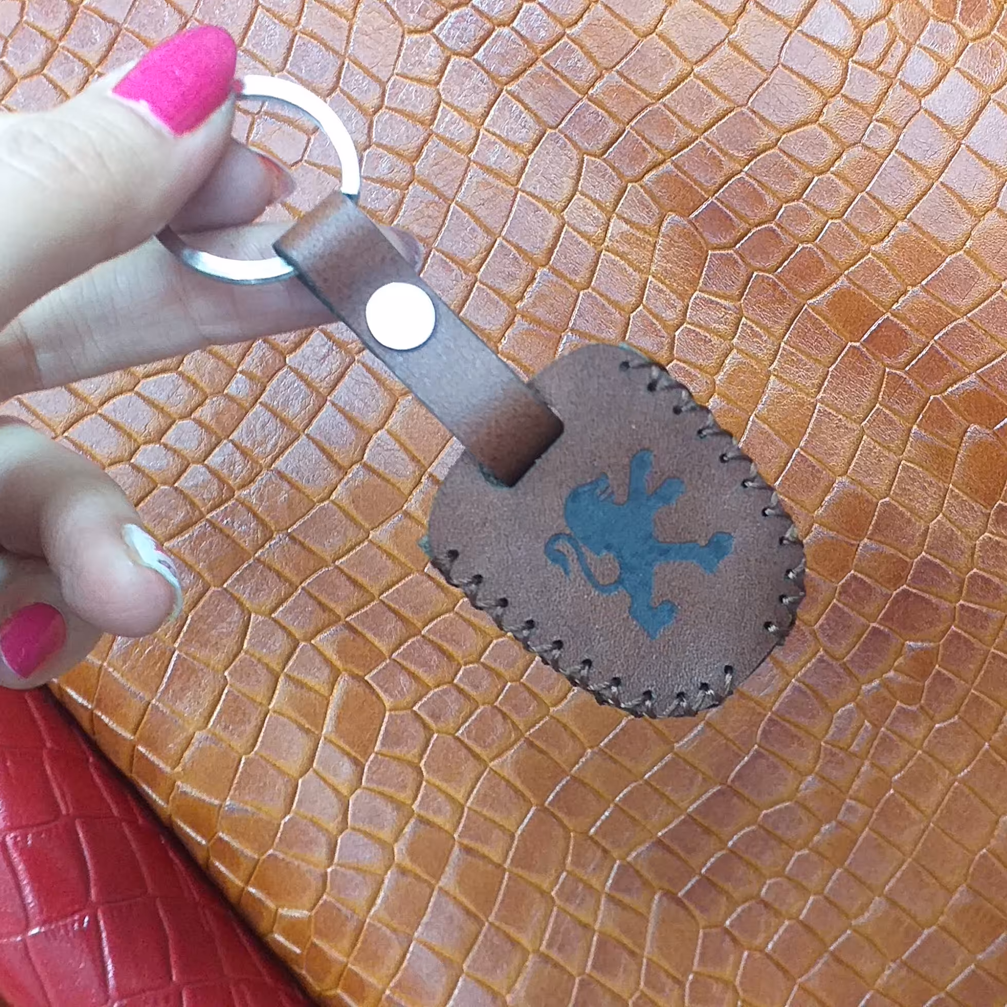 محافظ ریموت چرمی،کاور ریموت  خودروی 206 و207  چرم طبیعی گاوی ،محافظ ریموت