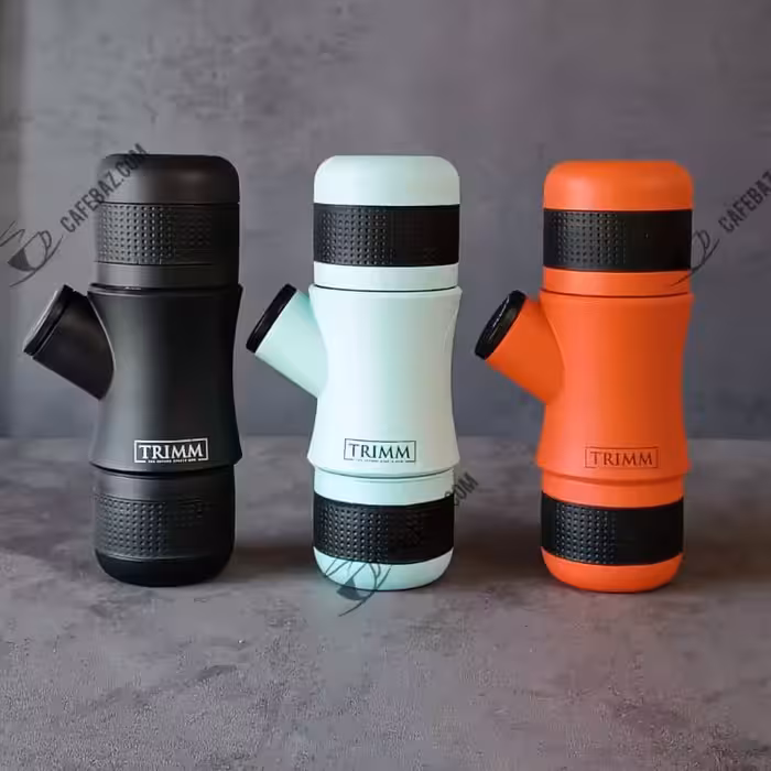 مینی پرسو  تریم اسپرسوساز  دستی همراه  با  کیف.