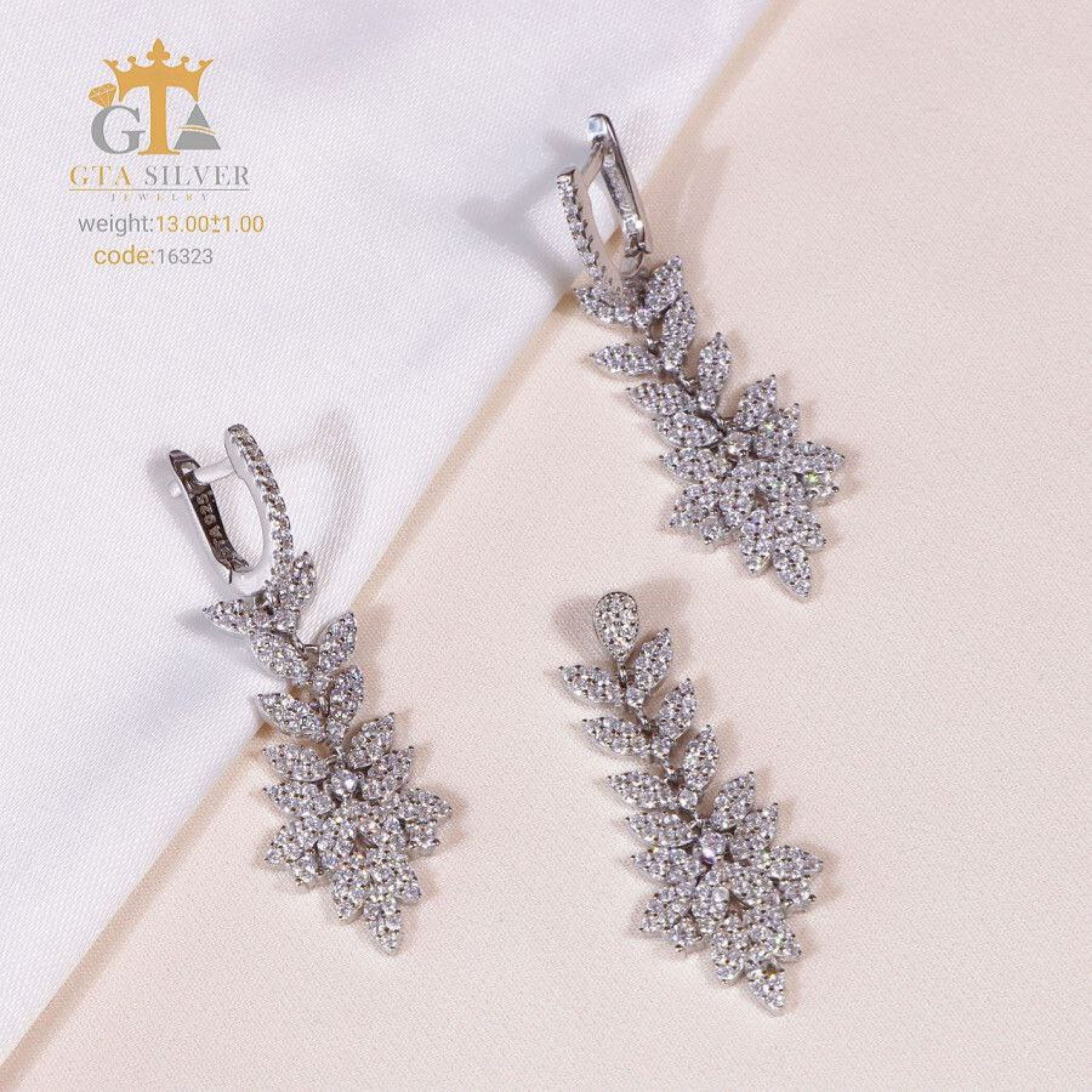 نیم ست نقره میکرو کد 16323-13.5