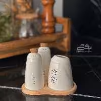 ست نمکدان و خلال 3عددی زیرچوبی لوکسینه