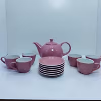 قهوه خوری و چای خوری صورتی 