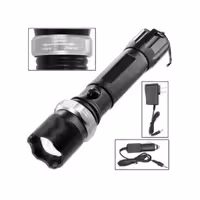 چراغ قوه شکاری زوم دار پلیس قابل شارژ

