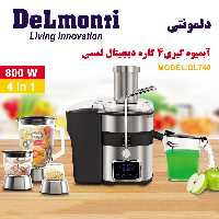 آبمیوه گیری 4 کاره دیجیتال لمسی دلمونتی مدل 740 