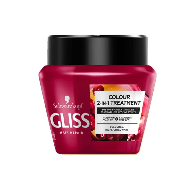 ماسک مو کاسه ای مدل Colour 2-in-1 TREATMENT گلیس 300 میل