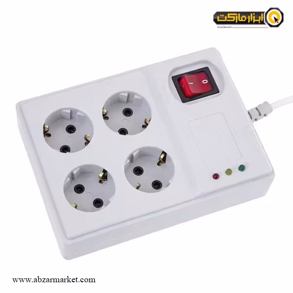 چهار راهی و محافظ کامپیوتر پارت الکتریک کابل 3 متری مدل PRT 894