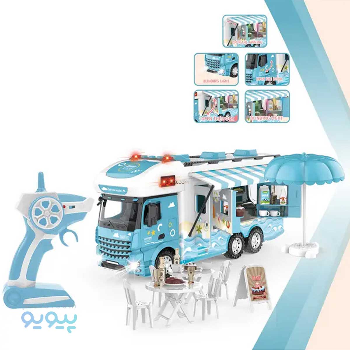 ماشین کنترلی کاروان تفریحی ساحلی آیتم FC004 عمده و کارتنی