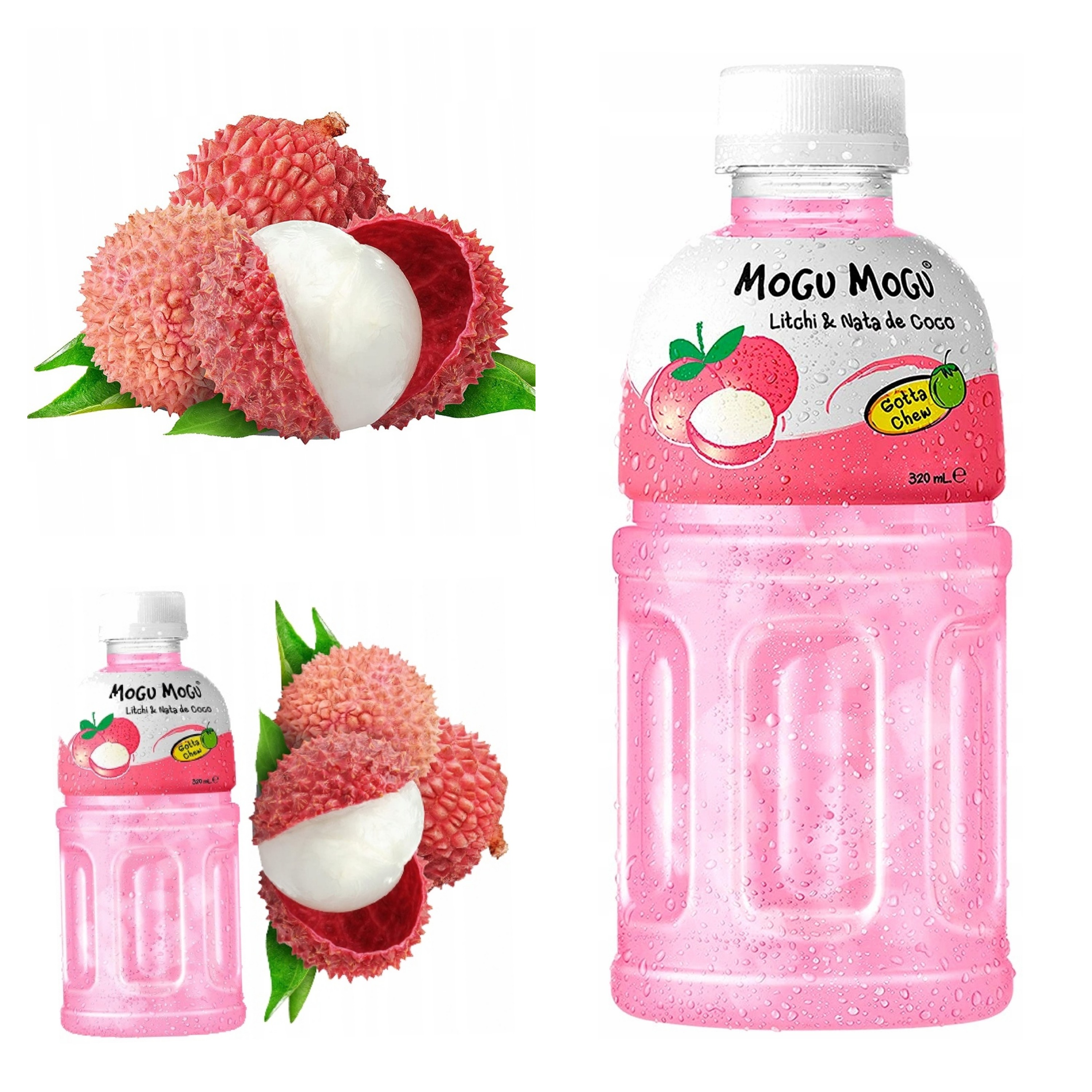 آبمیوه موگو موگو mogu mogu(طعم لیچی) 320میل-تایلند