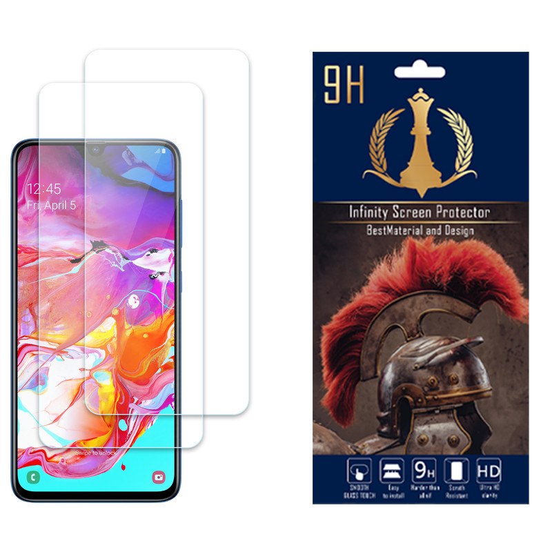محافظ صفحه نمایش اینفینیتی مناسب برای سامسونگ Galaxy A70 دو عددی