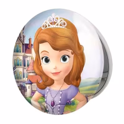 آینه جیبی خندالو طرح سوفیا مدل تاشو کد 12551