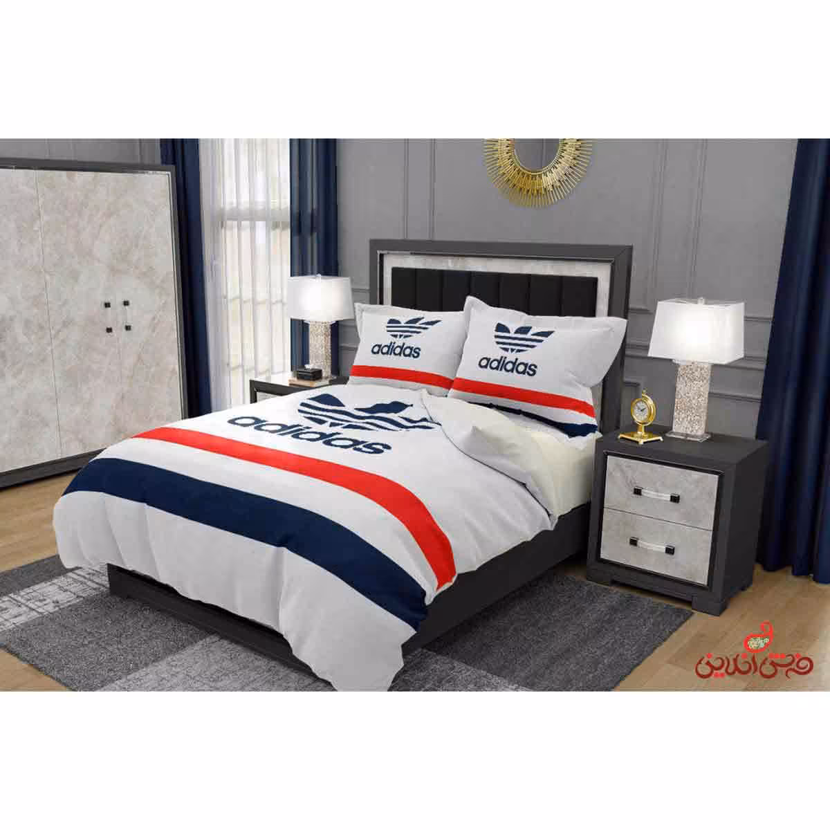 روتختی طرح آدیداس سفید کد 2736/2