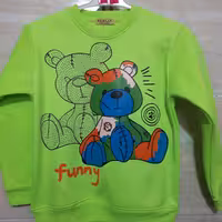 بلوز توکرکی نگینی اسپورت (پسرانه ودخترانه) شب نما سایز50 و55  مناسب زمستانی  ومدرسه ومهمانی گرم ونرم